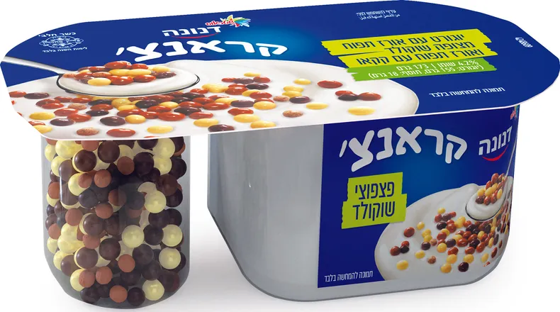 יוגורט דנונה עם פצפוצי שוקולד
