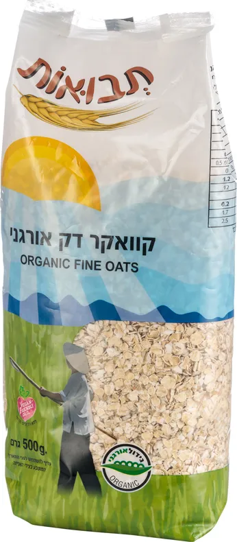 קוואקר דק אורגני 500 גר' תבואות
