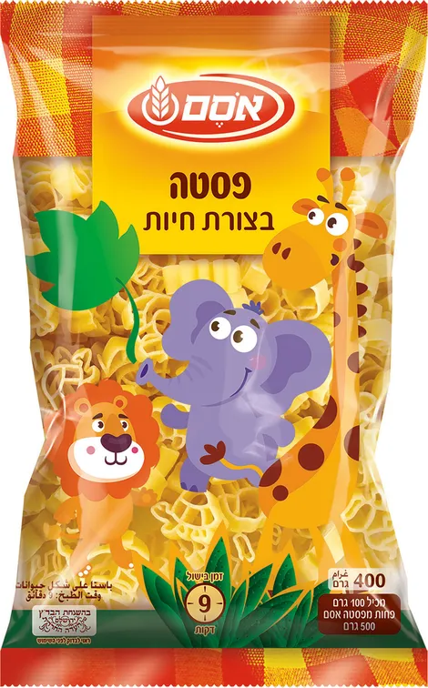פסטה גן חיות 400 גרם