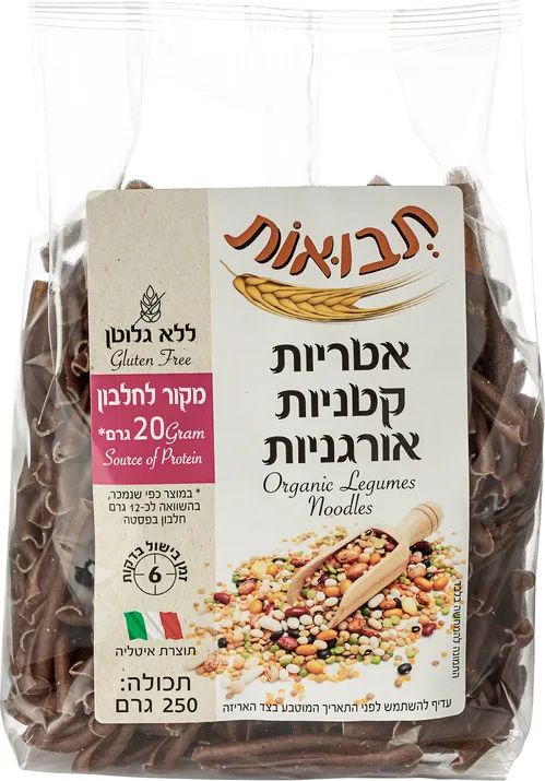אטריות קטניות אורגני ללג 250 גר {6יח}