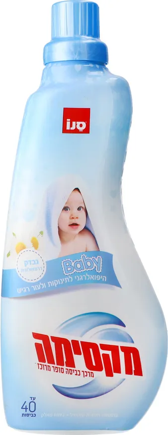 מרכך כביסה בייבי מרוכז מקסימה 1 ליטר