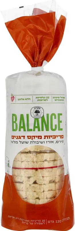 פריכיות שלושה דגנים 120 גרם