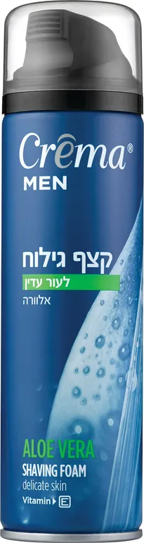 קצף גילוח לעור עדין קרמה