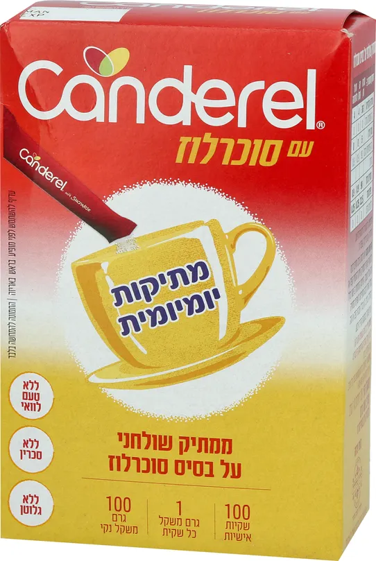 ממתיק שולחני על בסיס סוכרלוז 100 שקיות