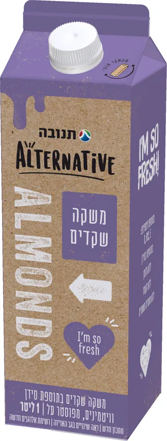 משקה שקדים בתוספת סידן