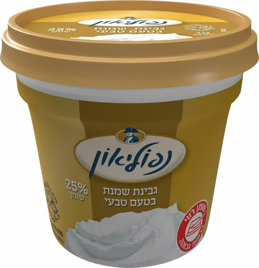 נפוליאון גבינת שמנת בטעם טבעי 25"5 גרם