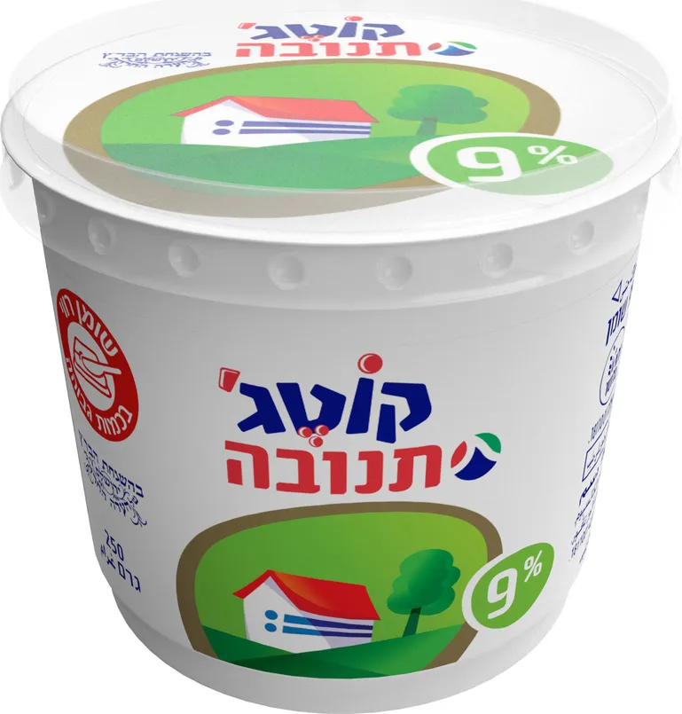 קוט'ג 9% 250 גרם תנובה