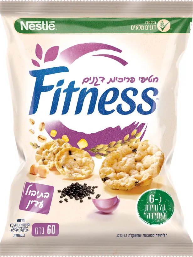 חטיפי פריכיות נימוחות מתובלות 60 גרם