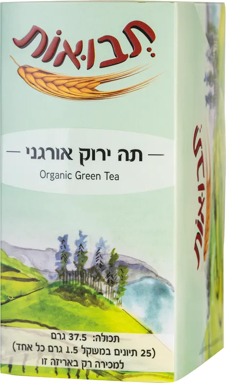 תה ירוק אורגני תבואות