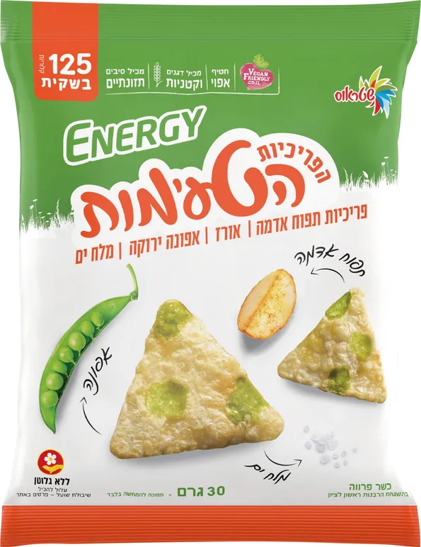פריכיות משולשות תפו"א ואפונה