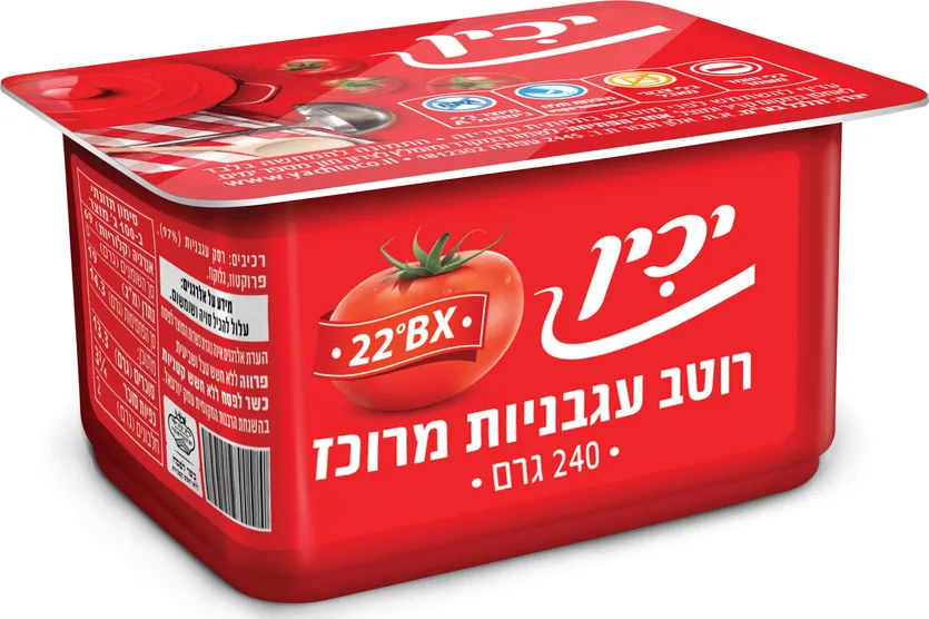 רוטב עגבניות 22% יכין 240 גרם
