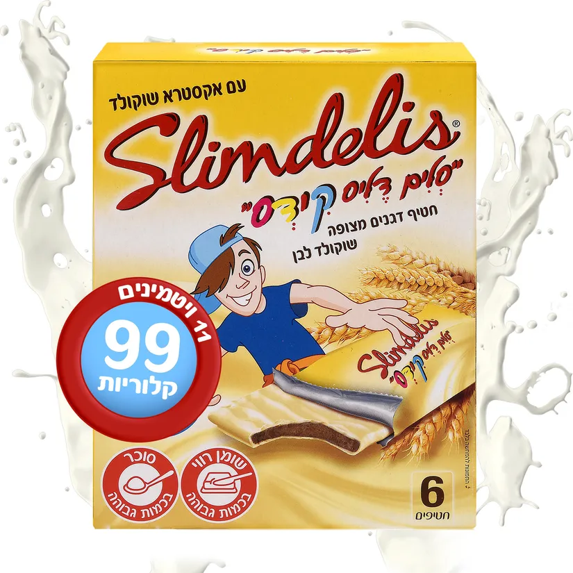 מרבה סלים דליס לילדים עם שוקולד לבן חדש