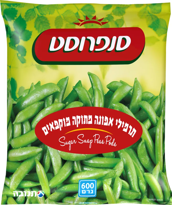 אפונה מתוקה בתרמיל 600 גרם