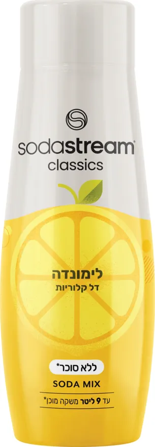 סירופ להכנת משקה מוגז בטעם לימונדה ללא סוכר 440 מ"ל
