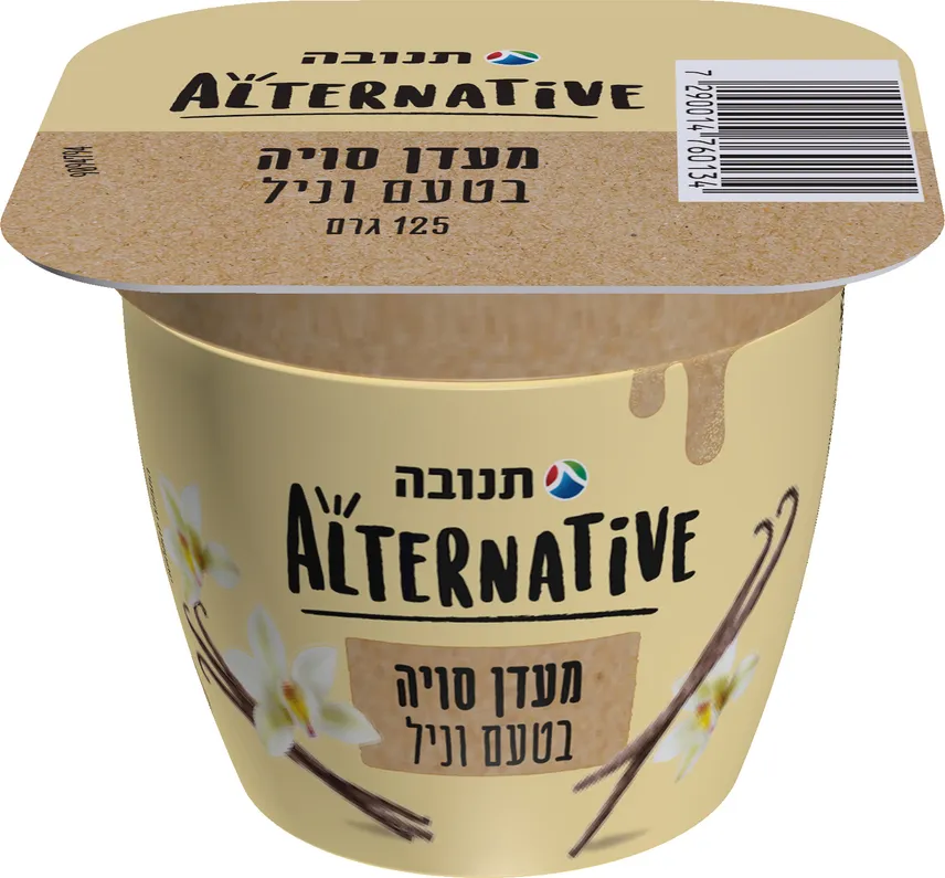 מעדן סויה בטעם וניל
