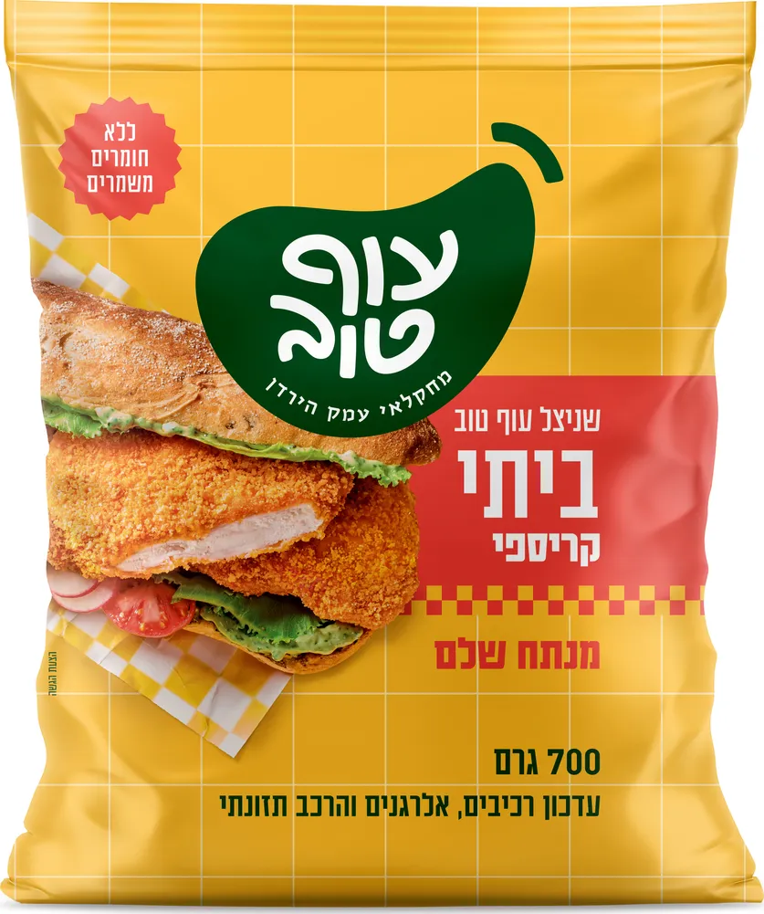 עוף טוב שניצל עוף ביתי קריספי 12*700 גרם