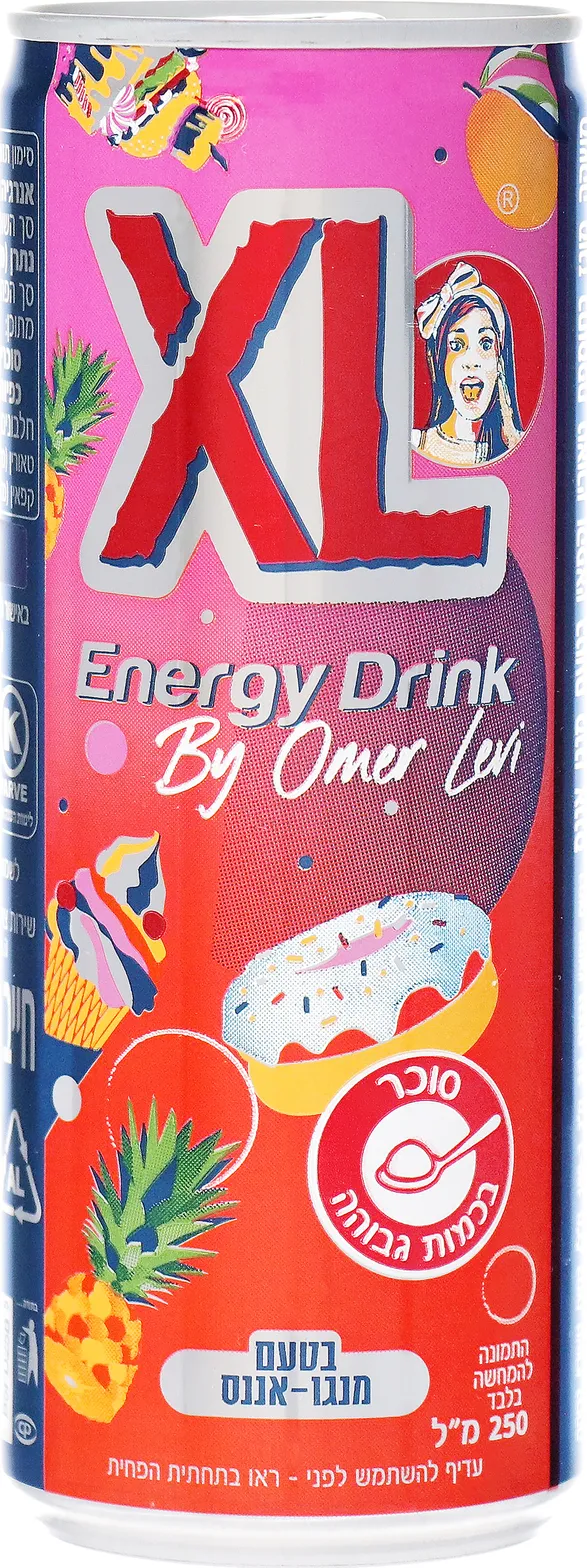 xl  מנגו אננס 250 מ"ל