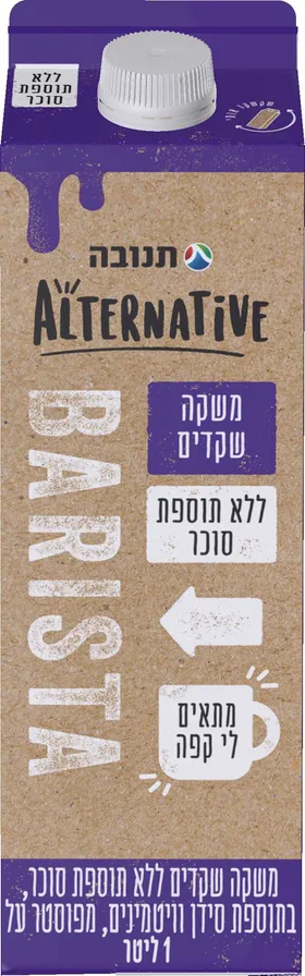 משקה שקדים ללא תוספת סוכר תנובה