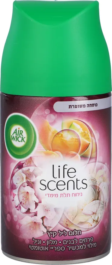 מבשם אוויר בניחוח חלום לילי קיץ מילוי