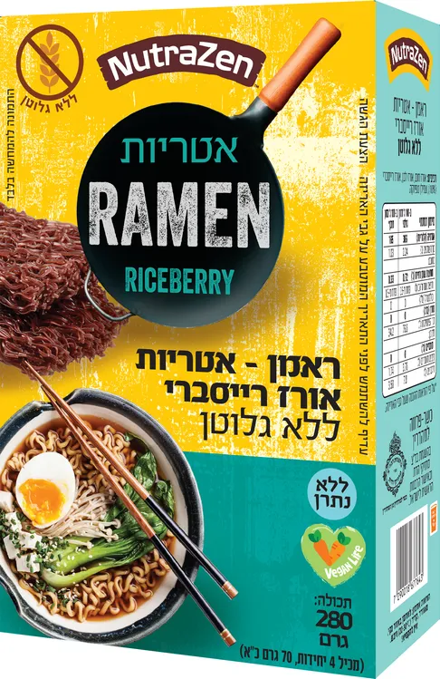 איטריות ראמן רייסברי 280 גרם
