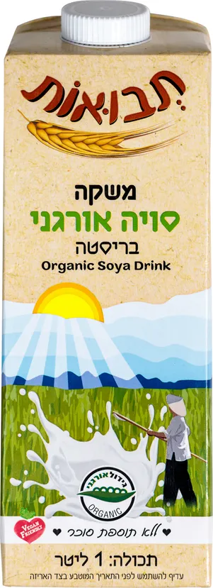 משקה סויה אורגני 1 ליטר