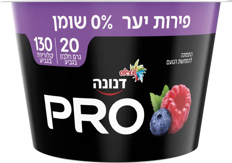 יוגורט פרו חלבון בטעם פירות יער