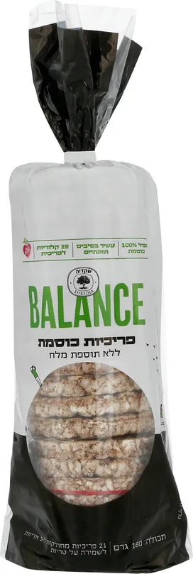 פריכיות כוסמת ללא מלח 160 גרם