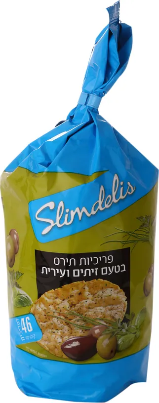 פריכיות תירס בטעם זיתים ועירית