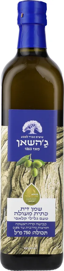 שמן זית כתית מעולה ג'השאן 750 מ"ל