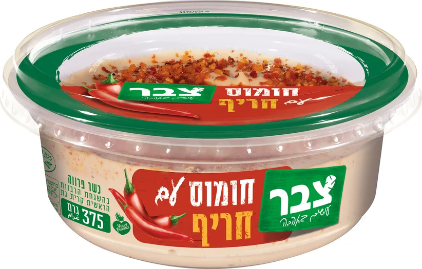 חומוס עם חריף צבר 375 גרם