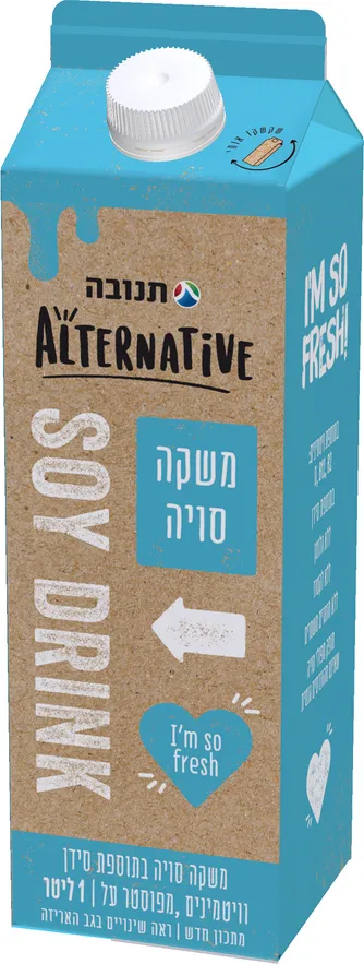משקה סויה מועשר תנובה
