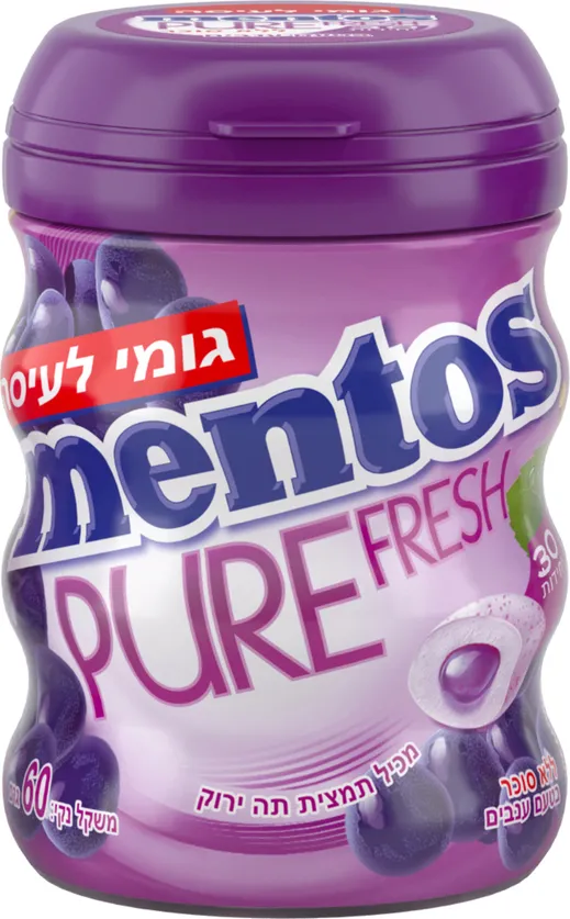 מנטוס בקבוק ענבים
