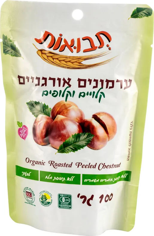 ערמונים אורגני 100גר {50 יח} תבואות