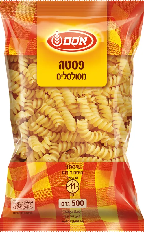 פסטה מסולסלים אסם 500 גרם
